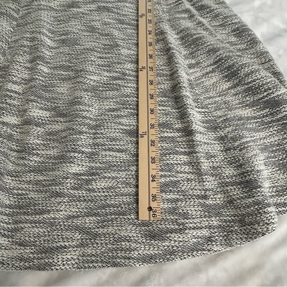Old Navy Gray Knit Pullover Midi Dress sz L Soft Casual A-Line Office Church - Picture 10 of 11